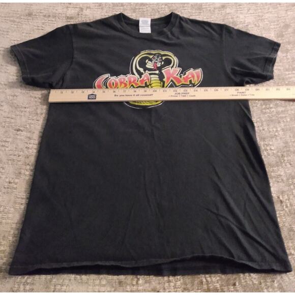 The Karate Kid Cobra Kai Tre Shirt Men's Medium 90's Movie Vintage Black - Picture 3 of 9